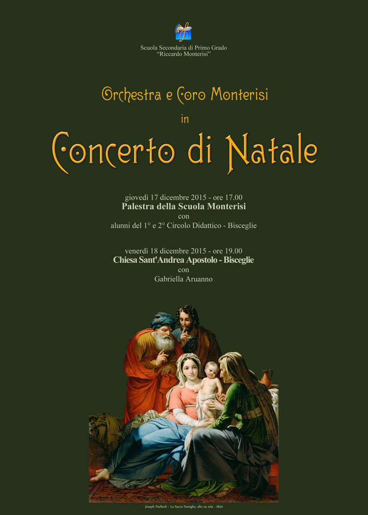 manifesto concerto di Natale 2015