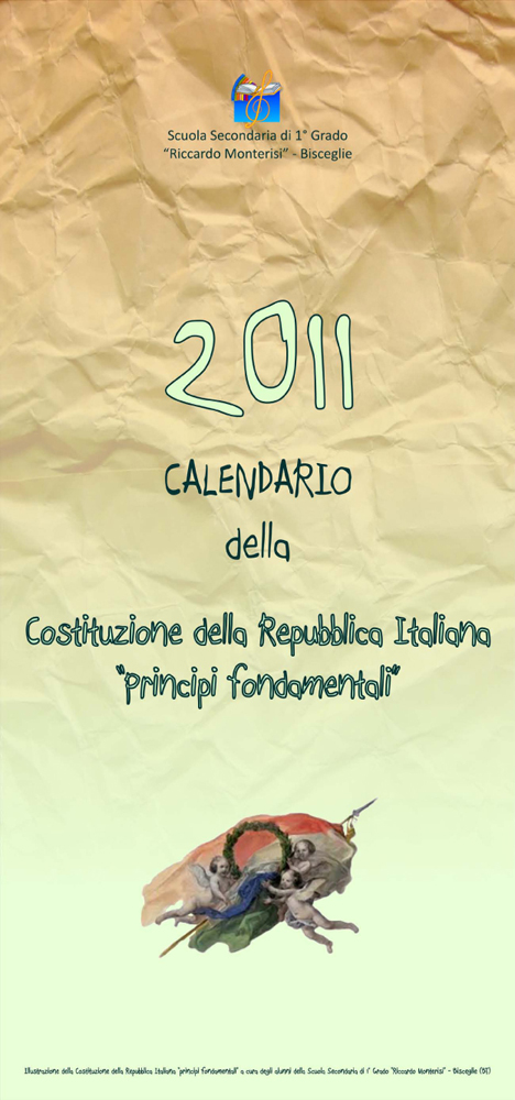 Calendario Costituzione